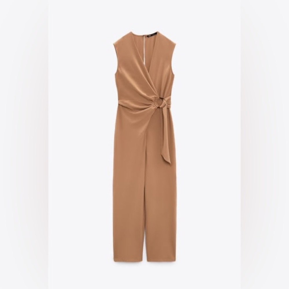 Zara jumpsuit with belt detail